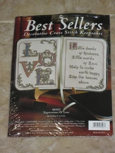Best Sellers Expression of Love Count Cross Stitch Decorative Keepsakes #08503 - Picture 1 of 1