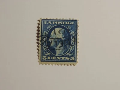 US Washington - Scott 361 - Bluish Paper,  SCV. $20,000-Used Stamp, 1909 - Image 1 of 2