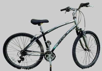 Mongoose MGX Redondo 1996 26" Cruiser MTB híbrido 21 velocidades aluminio verde/plateado  Foto 1 de 4