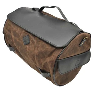 Tote bag saddle ex motorcycle scooter bag 17.2 Lt brown - Picture 1 of 3