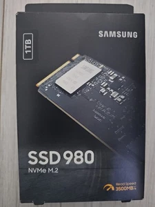 Samsung 1TB SSD 980 NVMe M.2 Model: MZ-V8V1T0. - Afbeelding 1 van 1