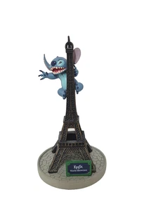 Walt Disney World Park Epcot France Stitch Figurine Climbing Up Eiffel Tower 8" - Bild 1 von 8