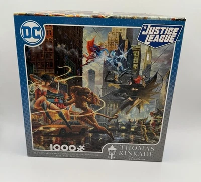 New DC Comics Justice League Women of DC by Thomas Kinkade Puzzle 1000 pcs - Image 1 of 4