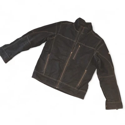 Chaqueta Kuhl Burr Para Hombres L Vintage Pátina Tinte Cremallera Completa Exterior Senderismo 1052 Espresso Foto 1 de 4