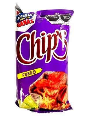 6-Pk Barcel Chip’s Fuego Potato Chips 52gr/1.83oz - Image 1 of 2