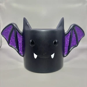 Bath & Body Works Soap Holder Foam Foaming Black Purple Vampire Bat 2021 *FLAWS* - Picture 1 of 7