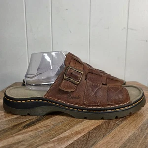 Dr. Doc Martens Sandali da Pescatore in Pelle Y2K Inghilterra Vintage Marrone Uomo 12 - Foto 1 di 11