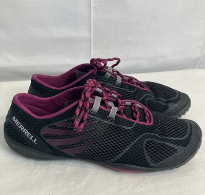 Merrell Pace Glove 2 Zapatos Mujer Talla 9 Descalzos Trail Running Vibram Negro Rosa Foto 1 de 4