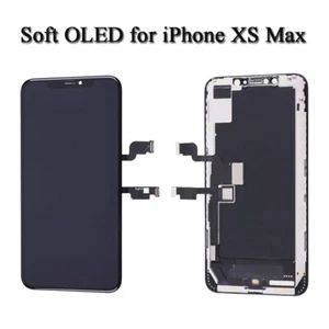 Soft OLED For iPhone XS Max LCD Display Touch Screen Frame Assembly Replacement - Picture 1 of 7