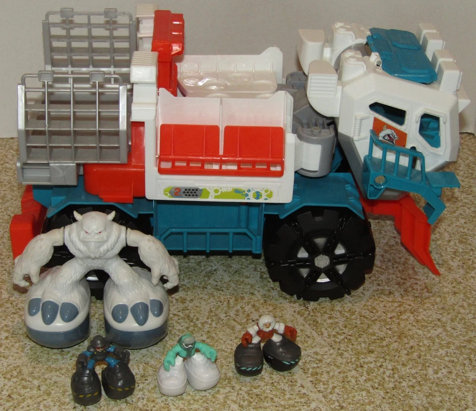 Matchbox Mega Rig Adventure Snow Monster Arctic Yeti Snowman Truck - Image 1 of 4