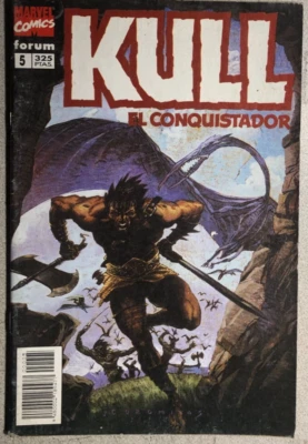 KULL #5 (1996 España) Idioma Español Marvel Cómic Berni Wrightson Arte En muy buen estado++ Foto 1 de 4
