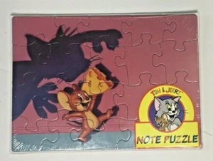 Tom & Jerry Secret Note Puzzle 1996 Vintage Cartoon Cat & Mouse Sealed NEW VTG - Picture 1 of 2