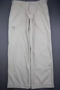 Pantaloni cargo uomo 2015 Dockers D3 classici in tela beige taglia 34x29 (Msr 34x28) - Foto 1 di 9