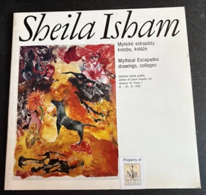 Sheila Isham Mythical Escapades Zeichnungen, Collage 1992 Kunstausstellungskatalog - Bild 1 von 7