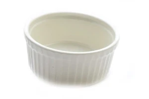 "Ramekin acanalada blanca cerámica Lord Nelson 3,5" - Imagen 1 de 3