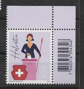 e797 SUIZA MiNr 2697 ** borde de esquina - Imagen 1 de 1