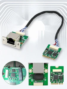 2.5GbE M.2 A+E Intel I226-V Ethernet NIC Card Multi-Gig 2.5G/1G/100M NGFF 2230 - Afbeelding 1 van 20