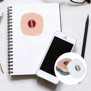 3pcs Phone Charging Cable Organizers Stretchable Earphone Cable Storage Boxes - Afbeelding 1 van 12