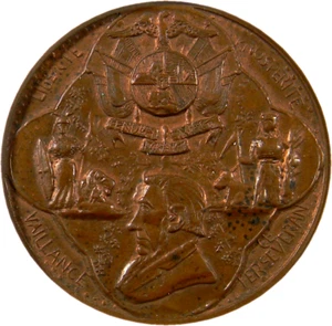 1900 S Africa Saint Helena, Prisoner of War Camps Medal NGC MS 63 TOP POP - Picture 1 of 4