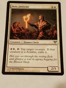 Holy Justiciar Avacyn Restored Mtg Card Mint Condition - Picture 1 of 2