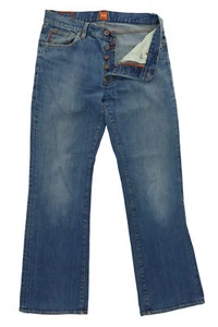 HUGO BOSS Orange HB31 Men's Jeans Pants W33 L32 33/32 Blue Stone Bootcut - Picture 1 of 6