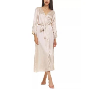 Flora Nikrooz Abito Lungo Stella Satinato Mandorla (T80236) | Taglia Large/XL - Foto 1 di 3