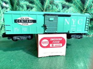 American Flyer #24065 New York Central Boxcar, Original Sticker.... EX+/OB....! - Bild 1 von 9