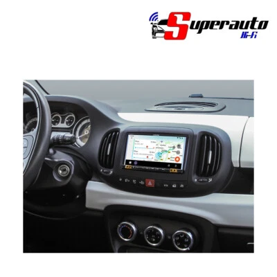 ALPINE iLX-705D Autoradio fit FIAT 500 L 12-18 7" DAB+ HDMI Apple Android 500L - Immagine 1 di 4