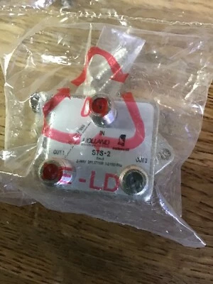 2-WAY SATELLITE TV ANTENNA SIGNAL SPLITTER 2 GHz Holland Electronics STS-2 - Image 1 of 2