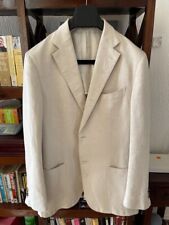 SuitSupply EU54 / US44R Havana Sand Cotton-Linen Jacket