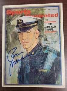 ROGER STAUBACH SIGNED SPORTS ILLUSTRATED MAGAZINE 12/2/63 BECKETT NAVY Cowboys - Picture 1 of 4