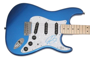 Joe Bonamassa Signed Autograph Full Size Blue Stratocaster Guitar w/ Beckett COA - Picture 1 of 2