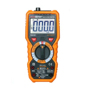 PEAKMETER PM18C True RMS Multifunctional Digital Multimeter Measuring AC/ F8K5 - Picture 1 of 12