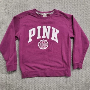 Victoria’s Secret Rosa Pullover Cuello Redondo Sudadera Para Mujer Talla Pequeña Púrpura - Imagen 1 de 9