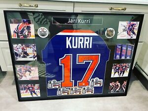 Signed And Framed Jari Kurri Edmonton Oilers Jersey With coa