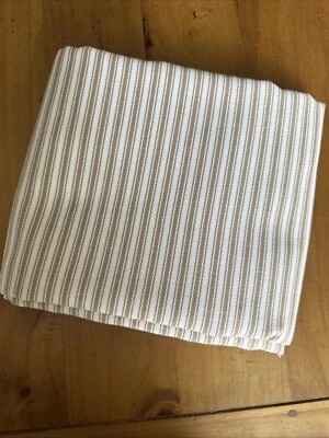 Bella-Dura | Outdoor Canvas | Ticking Stripe | LATTE BISQUE | - Image 1 of 4