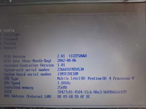 Vintage IBM ThinkPad T30 Pentium 4 1.80GHz 512MB RAM 60GB HDD Win7 - Picture 1 of 5
