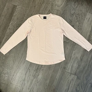 Cuts Clothing Curve-Hem Long Sleeve Tee Crew, Pink L (Large), Pyca Pro - Bild 1 von 6