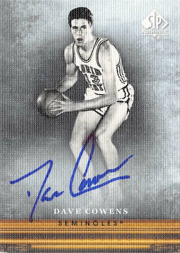 Dave Cowens autographed basketball card 2013 Upper Deck Canvas Collection #CC23 - Image 1 of 1