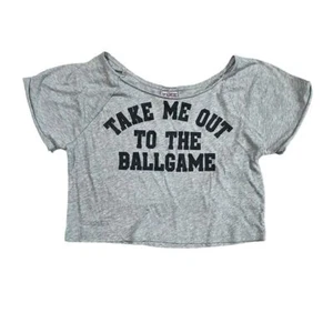 Victoria's Secret Pink Chicago White Sox Baseball Cropped T-Shirt - Picture 1 of 4