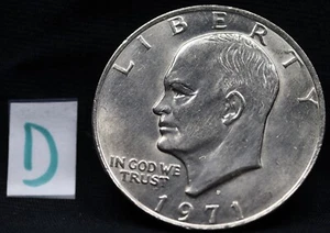 1971 D Type 2 Eisenhower "Ike" Dollar D - Bild 1 von 19