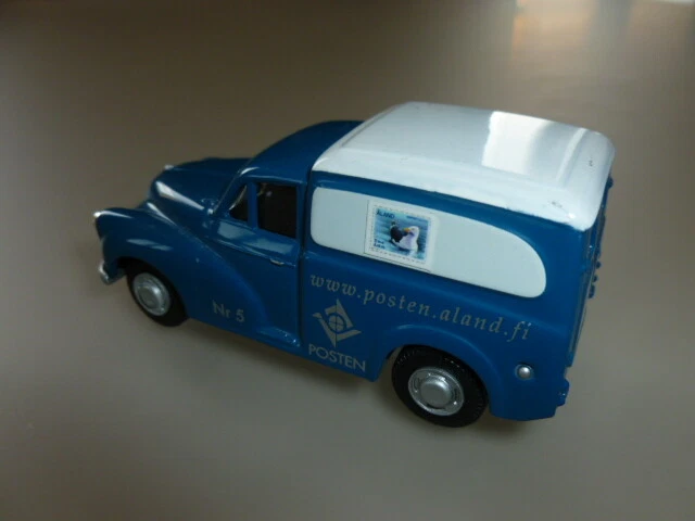 die cast  1/43 corgi MORRIS 1000 VAN -POSTEN.ALAND.FI-no box - Immagine 1 di 2