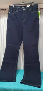 Jeans donna Style & Co bootcut taglia 12 blu denim elasticizzato nuovo tasche - Foto 1 di 9