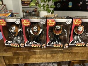 KISS NEW SEALED SET OF (4) POTATO HEADS COLLECTABLES ACE FREHLEY KISS ARMY.
