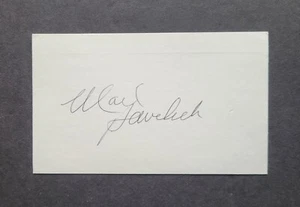 Tarjeta índice de hockey firmada por Mark Pavelich autenticada por Jsa - Imagen 1 de 2
