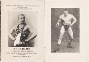 WRESTLING CLASSICO 1960 V Final Competition intitolata a GEORGE LURICH Estonia - Foto 1 di 9