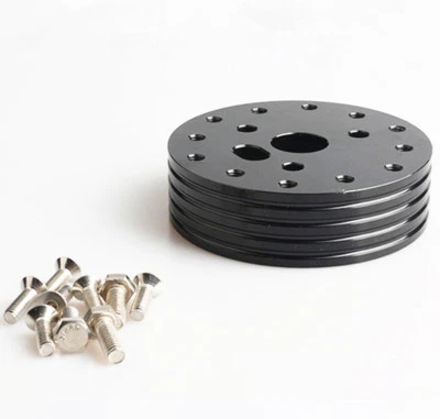 Nueva placa adaptadora universal de cubo de volante de 1"25 mm se adapta a 70 mm 74 mm 6 agujeros BK  Foto 1 de 4
