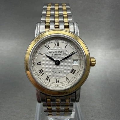 Женские часы Raymond Weil Toccata 25 мм серебристый циферблат двухцветный круглый 5364 NewBattery - Изображение 1 из 4