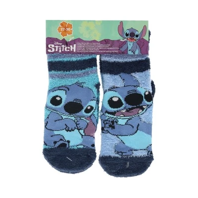 Stitch Hüttenschuhe Socken Jungen Disney Gripper Socken 2er Pack 2 Designs 3 Größen 2 Paar