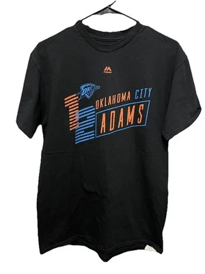 Vtg OKC Oklahoma City Thunder Steven Adams T Shirt by Majestic. Sz Med. NWOT  - Image 1 of 4